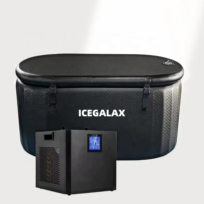 

ICEGALAX Best Quality 484USD 135cm Size 320L Cold Plunge Ice Bath with 1/3HP All in One Cold Plunge Water Chiller