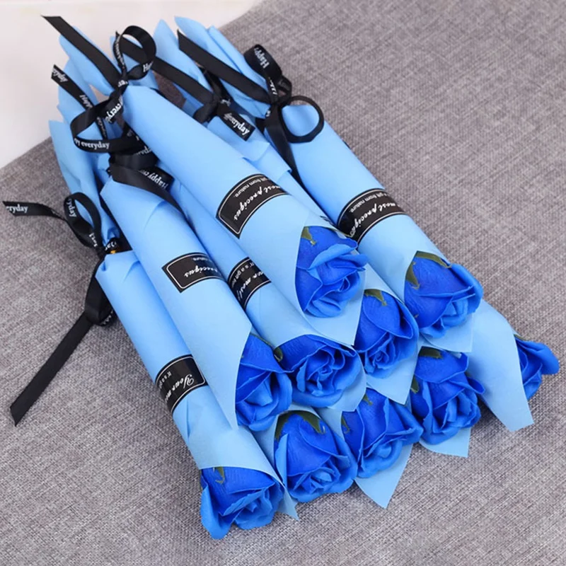 30 وردًا من زهور الصابون الرومانسية لحفلات الزفاف من أجل شركة هدايا عيد الحب في عيد الأم