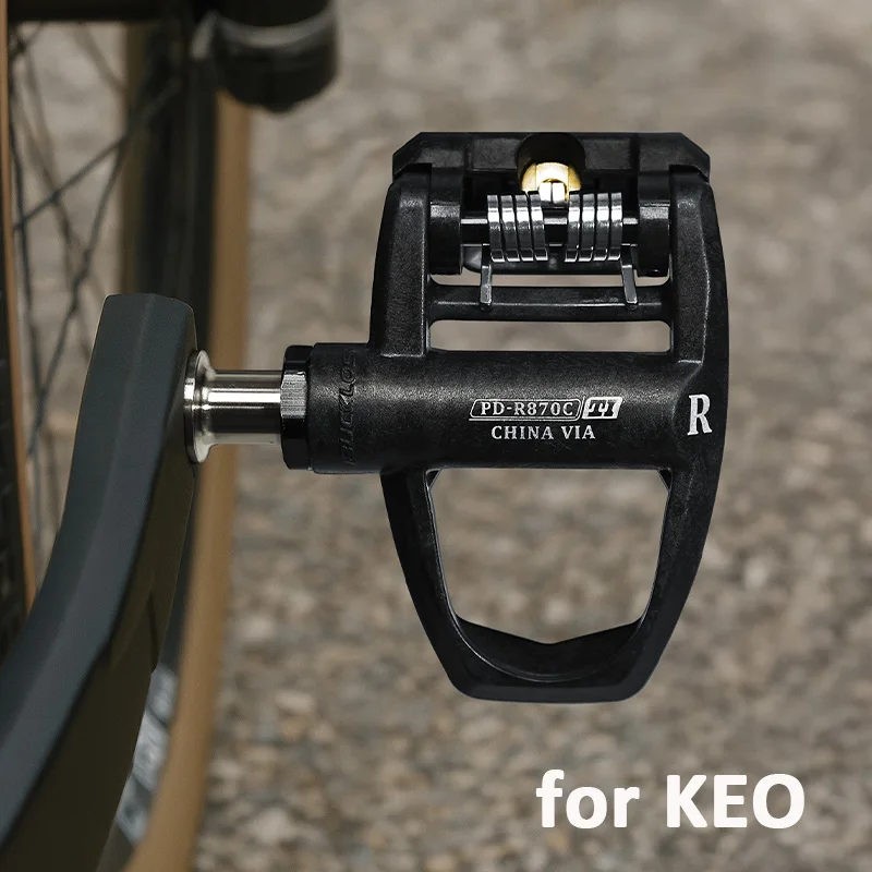 

Карбоновые педали с замком для шоссейного велосипеда BUCKLOS для выглядящих педалей без зажимов для системы KEO, шоссейные велосипедные самоблокирующиеся педали, велосипедные шипы