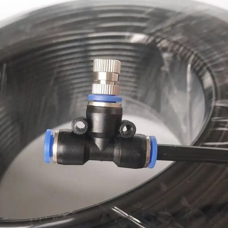5pcs 6mm Nozzles Low Pressure Misting Cooling System Humidify Watering Landscapingc Sprayer Atomizing Slip Lock Quick Connectors