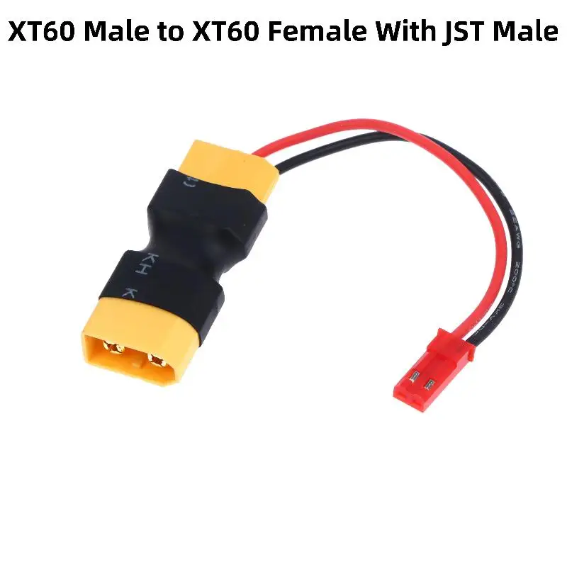 Hot Sale 1Pcs RC Battery Lipo Model Accessory XT60 Male To Female JST Female / Male In-line Power Adapter Lipo Connector