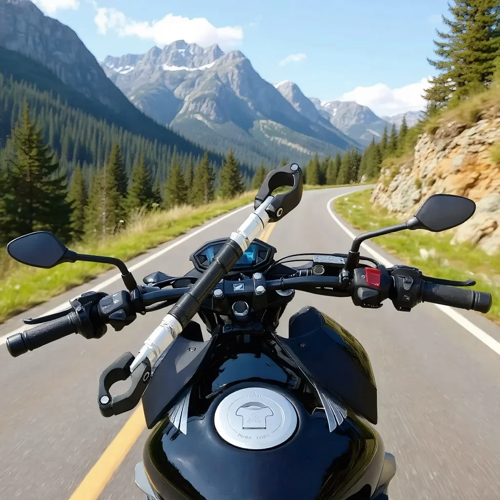 

Motorcycle Balance Bar Handle Bracket - CNC Reinforced Crossbar Handlebar Modification Accessory