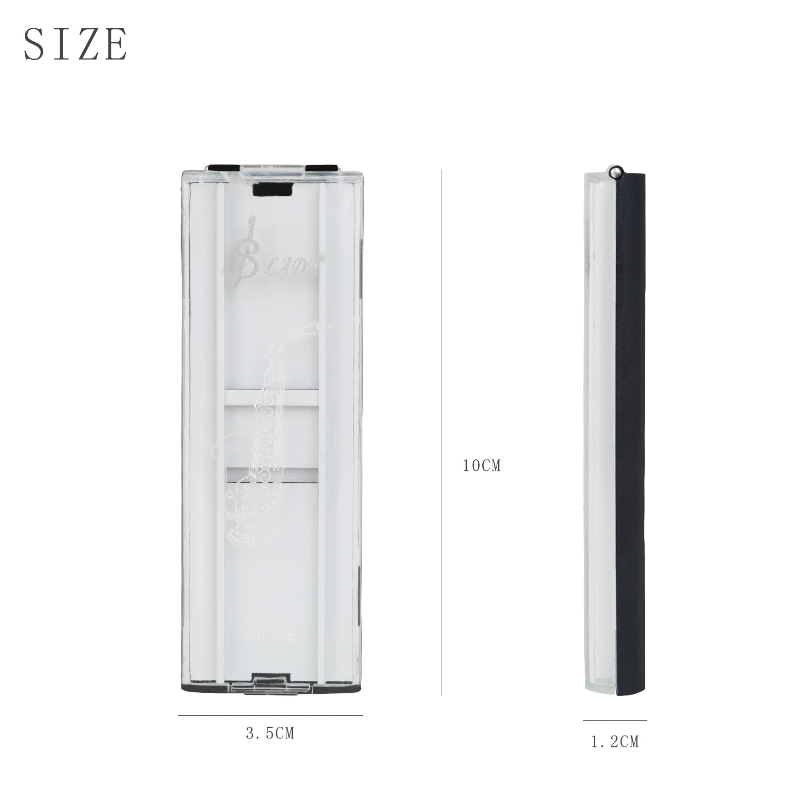 Universal Single Reed Case Saxophone Wind Instrument Reed Storage Box Protective Reed Holder for Sax Clarinet Accessories