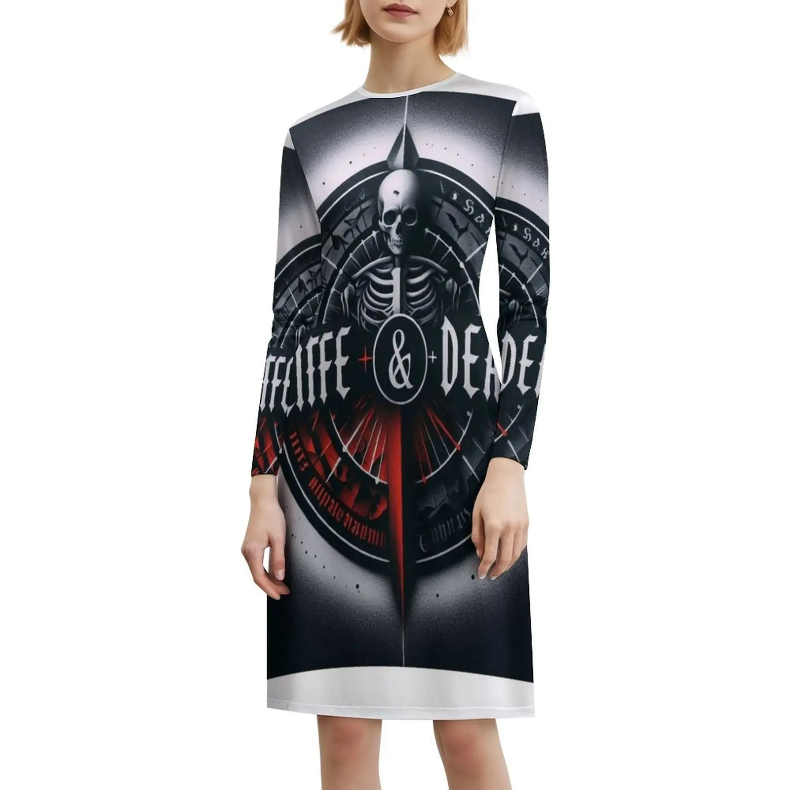 فستان كاجوال على الطراز الكوري للموت للنساء فساتين بسيطة يومية للمكتب للسيدات فساتين حفلات دورة حياة الموت #6