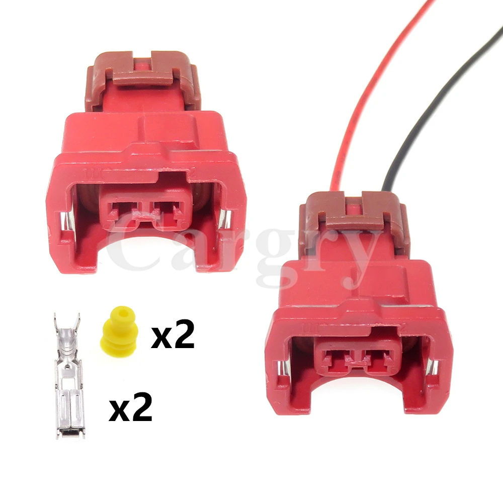 

1 Set 2P PB187-02326 Car Modification Socket Parts High Quality AC Assembly Automobile Wiring Terminal Sealed Connector