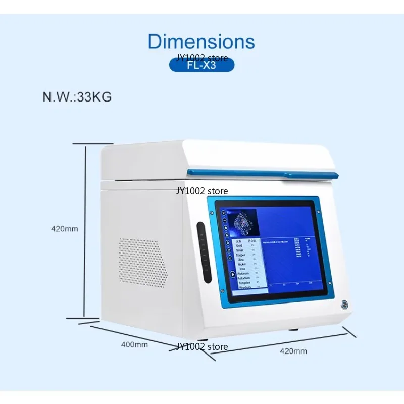 High Precision Metal Analyzer New Portable XRF Gold Testing Machine High Precious Metal Detector Purity Density Assay Machine