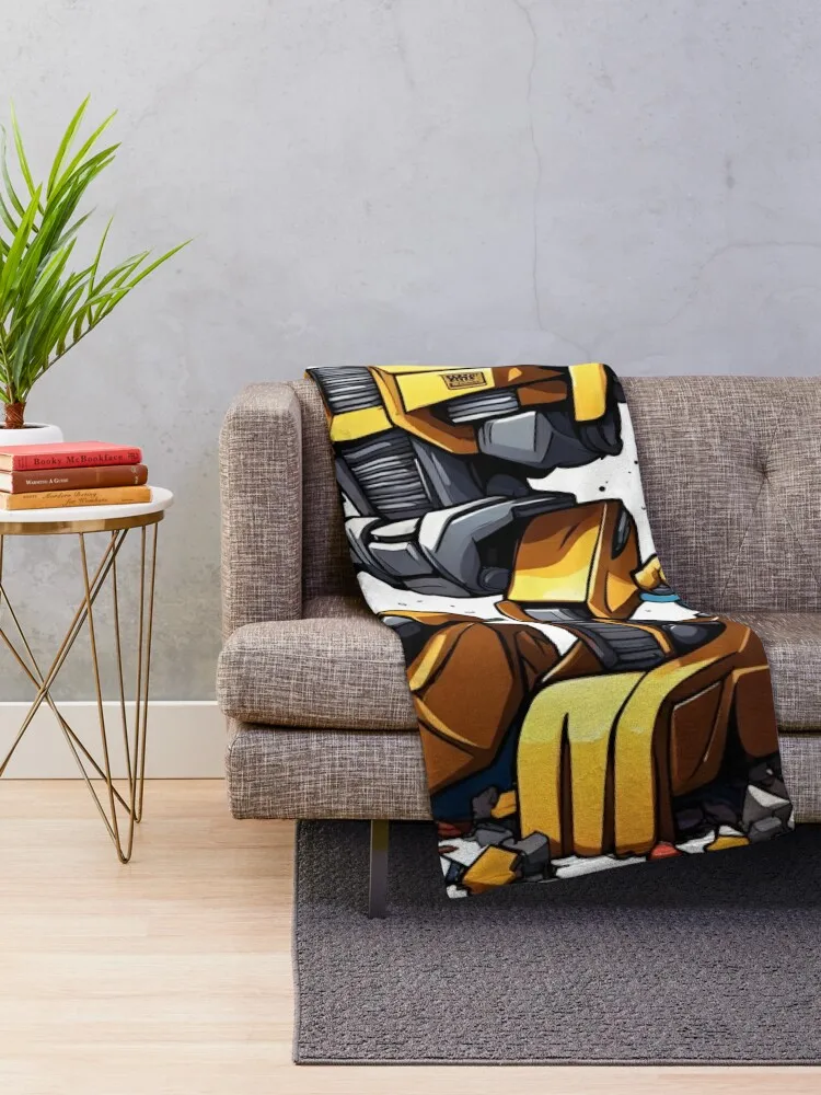 Transformer Trash Collector Throw Blanket halloween Luxury Designer blankets ands heavy to sleep Blankets