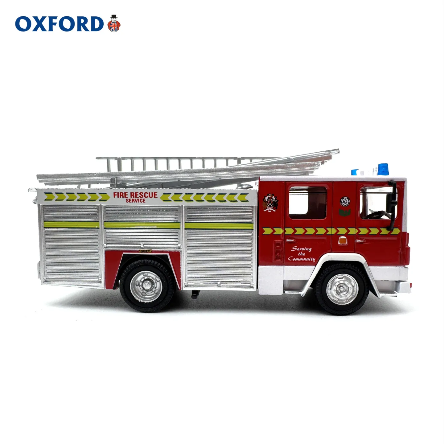 Diecast OXFORD 1:76 Scale RS Fire Engine 1979 Alloy Car Model