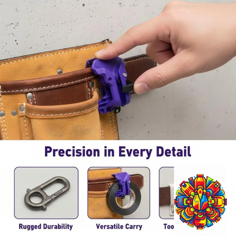 Self-locking Drill Holder Belt Clip Quick Release High-hardness Quick-hook Tool Holder Portable Tool Organizer