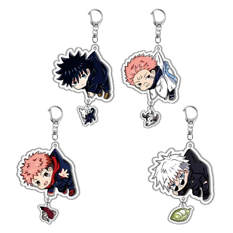 

Jujutsu Kaisen Yuji Itadori акриловый брелок аниме кулон аксессуар многослойный шарм на складе быстрая доставка оптовая продажа на заказ