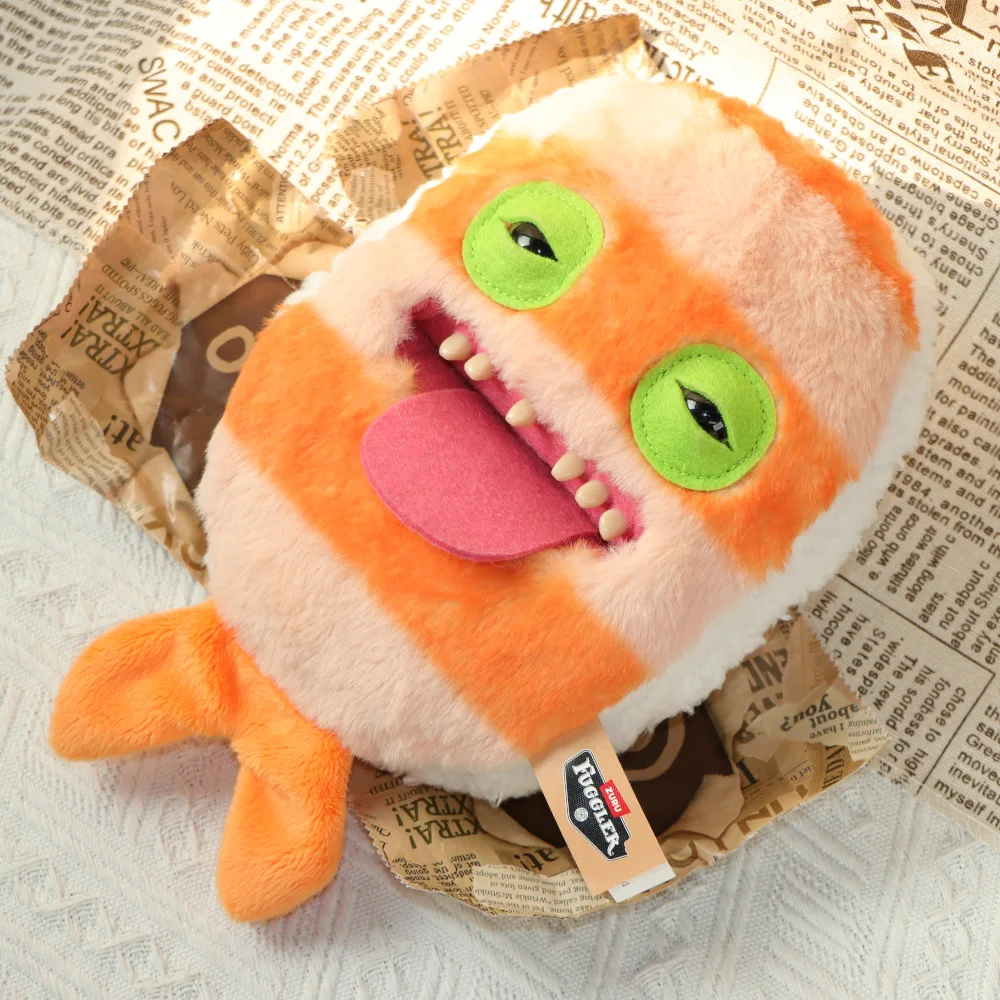 FugglerOriginal Food Blind Box FUGGALICIOUS Pizza Hot Dog Ice Cream Hamburger Ugly Monster Stuffed Plush Toy Peluche Doll Gifts