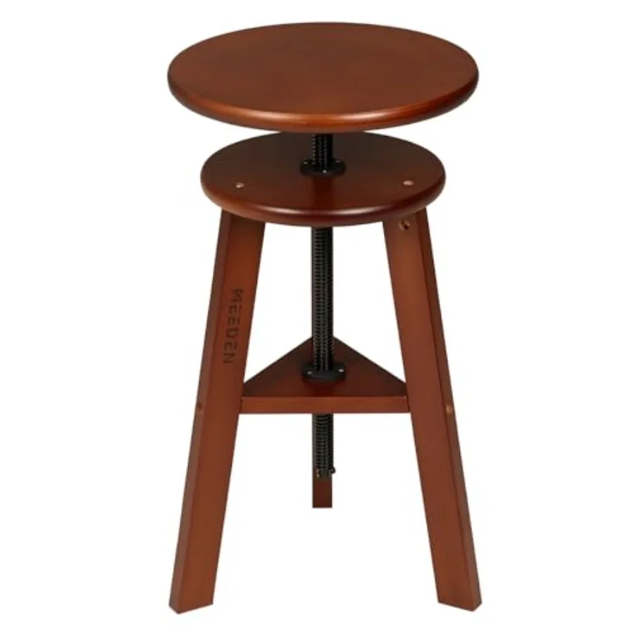 

MEEDEN Wooden Drafting Stool with Adjustable Height Artist Stool Office Studio Stool Up to 220 Lbs German Beech Wood Perfect fo