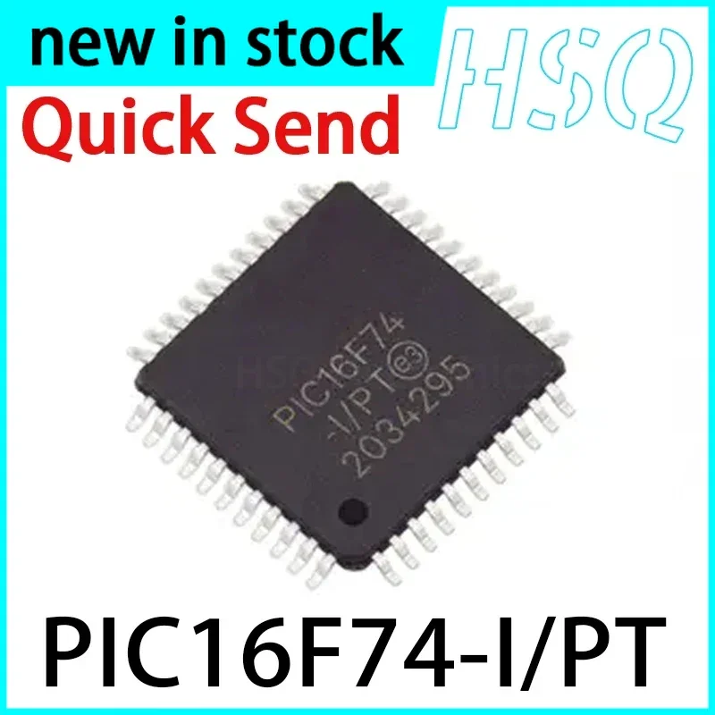 1PCS PIC16F74-I/PT QFP44 PIC16F74 Microcontroller Chip Is New and