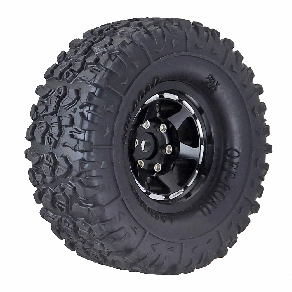 Aluminiumlegierung 1,3 Zoll Beadlock Felgenreifen für 1/24 Fms24 Axial Scx24 1/18 Traxxas Trx4m Trx4-m Rc Crawler Autoreifen – Detail 9