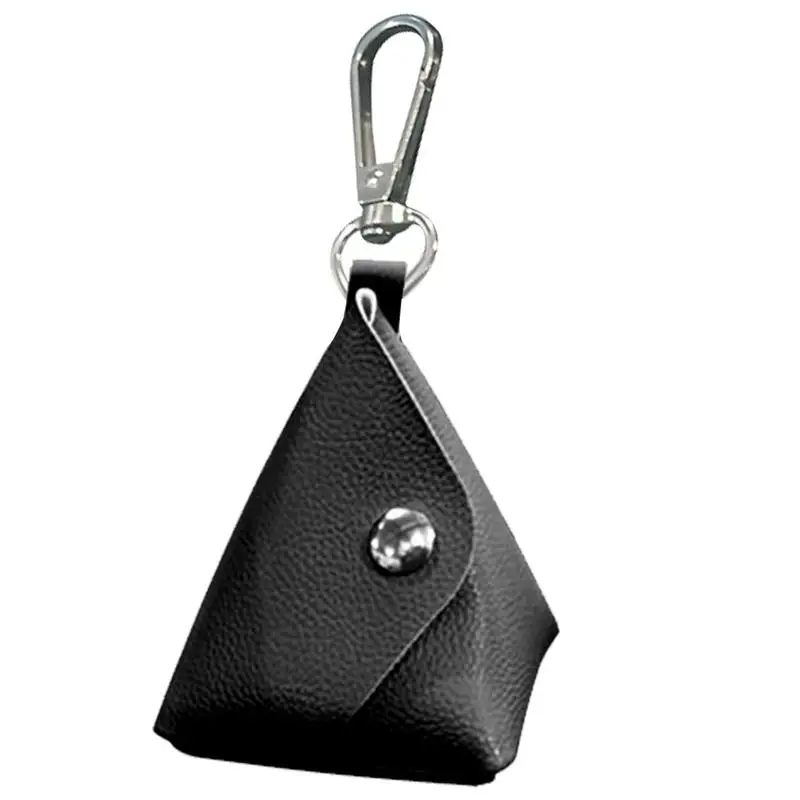 

Golf Tee Pouch Bag Magnetic Closure Golf Ball Organizer Bag Golf Accessories Triangle Design Golf Ball Waist Bag For Friends