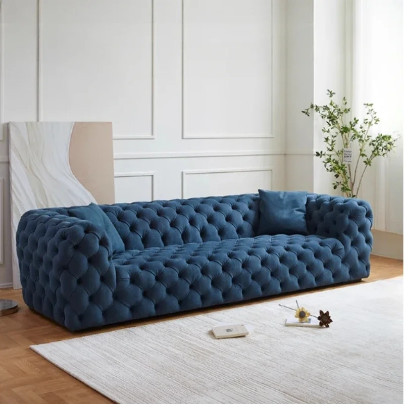 

-For Wind Cloth Luxury Living Room Sofa Couch Modern King Size Recliner Lounges Sofas Modern Women Divano Hotel Furnitu