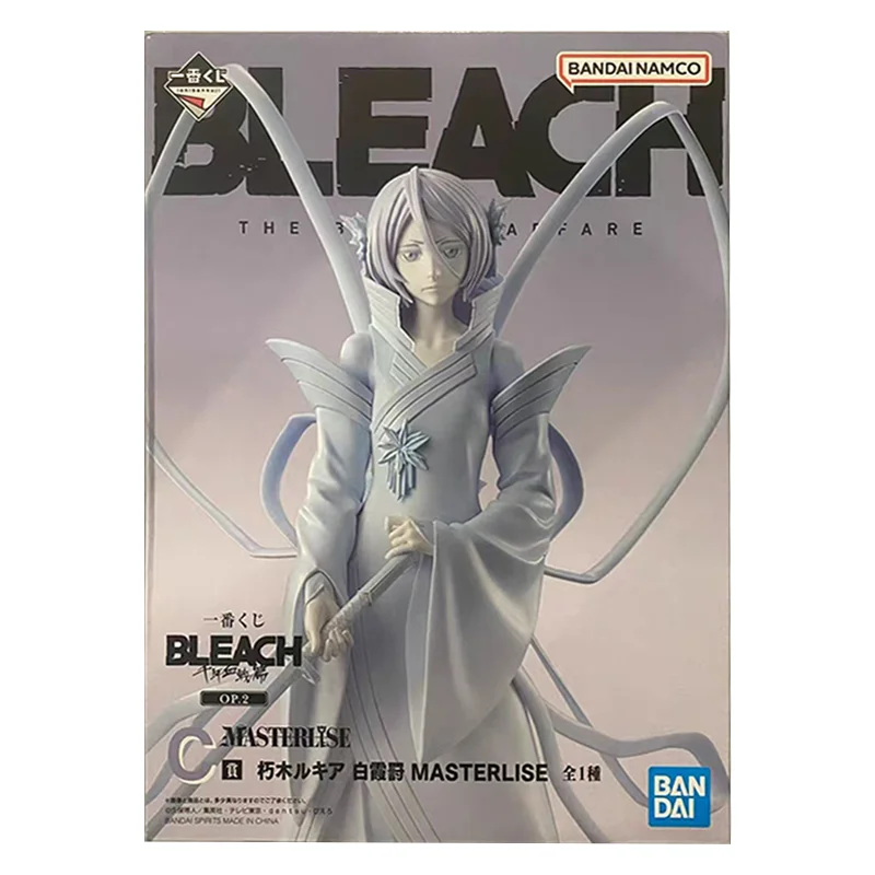 Bandai Ichibankuji C Kuchiki Rukia Masterlise Bleach The Blood War Fare OP.2 23Cm Anime Original Action Figure Model Toy Gift