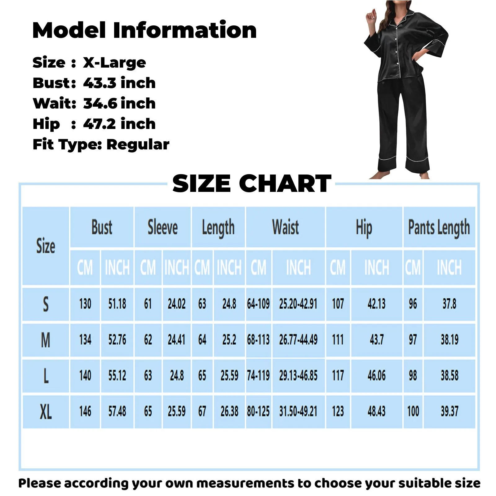 طقم بيجامات نسائية من قطعتين ، قمصان قصيرة الأكمام بطية صدر ، سراويل طويلة مستقيمة فضفاضة ، أحادية اللون ، ملابس منزلية ، ربيع ، جديد