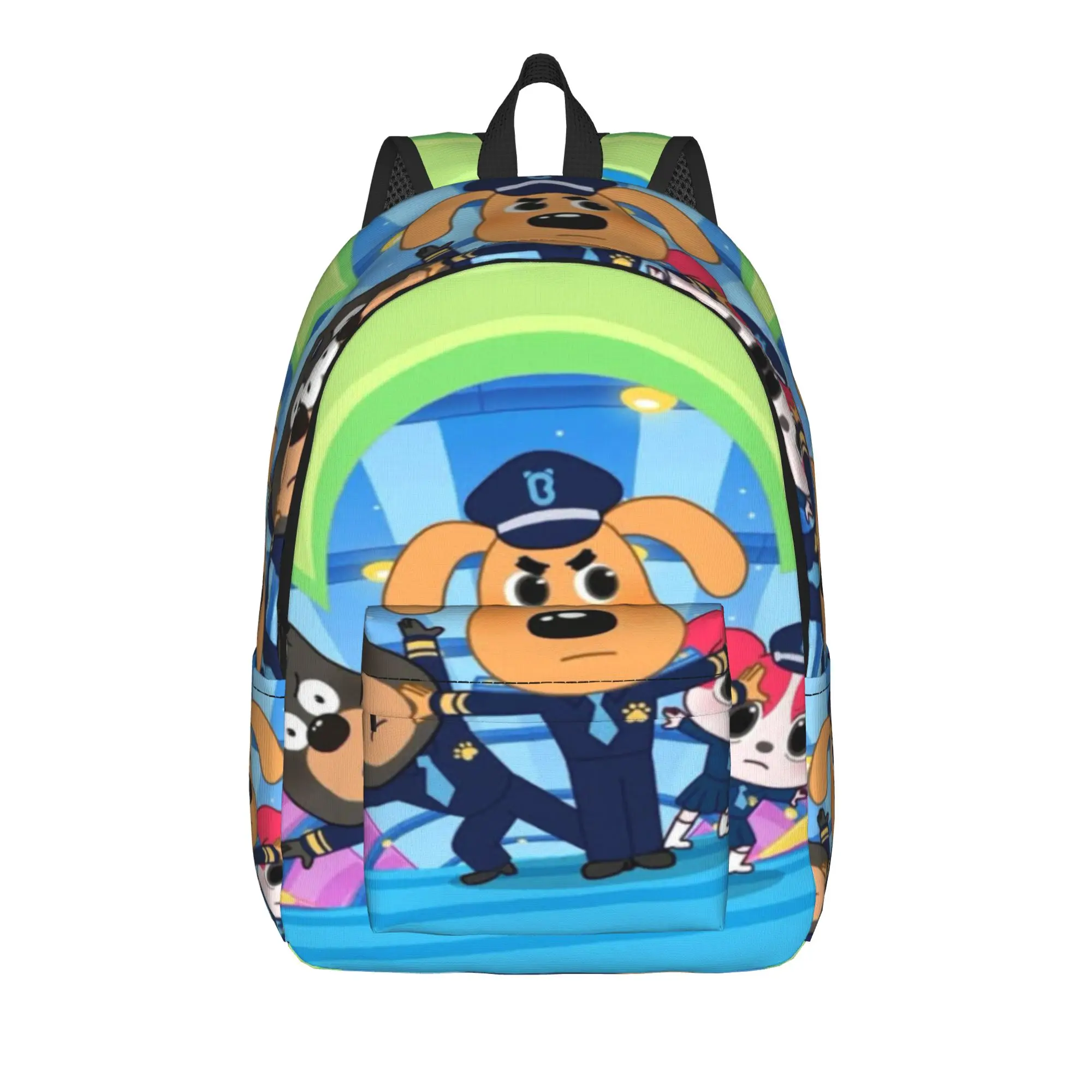 Safety Sheriff Labrador  Fashion Backpack Lightweight High School Work  Daypack for Men Women Laptop Computer Canvas Bags
