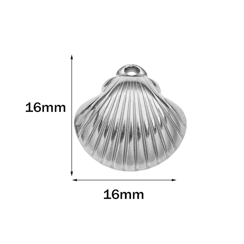 10 stuks roestvrijstalen zomerstrandbedels zeester schelp conch hangers voor DIY armband ketting oorbellen sieraden maken