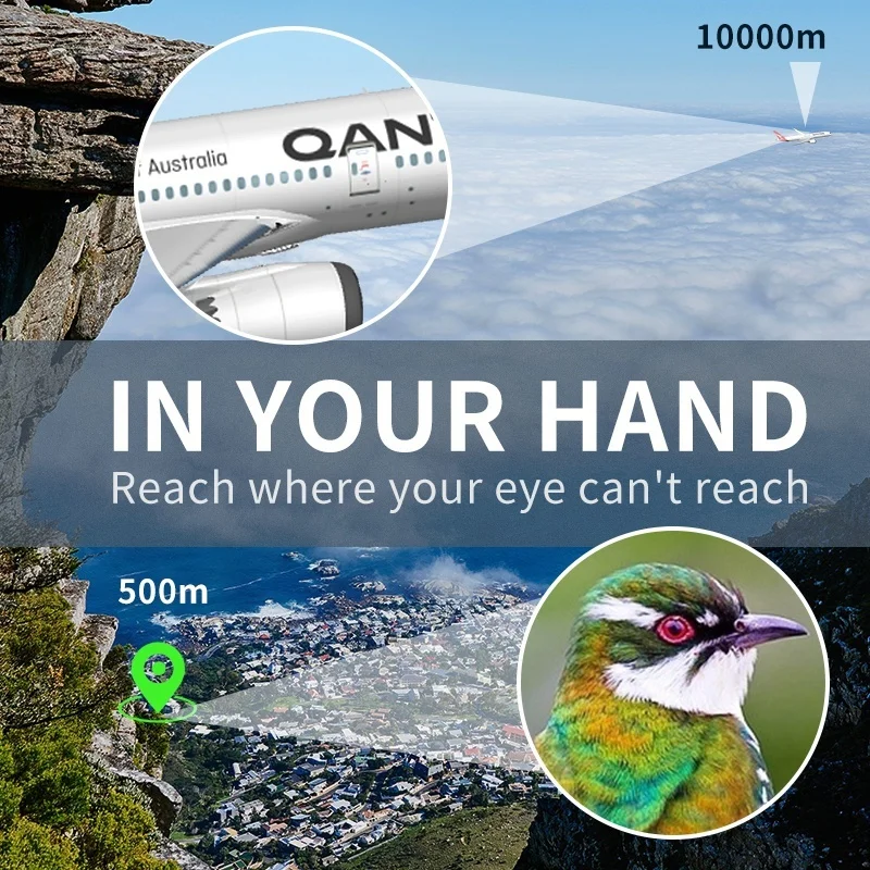 300X25 HD Telescope With Zoom Binoculars 50000M High Power For Outdoor Hunting Optical Lll Night Vision Binocular Fixed Zoom