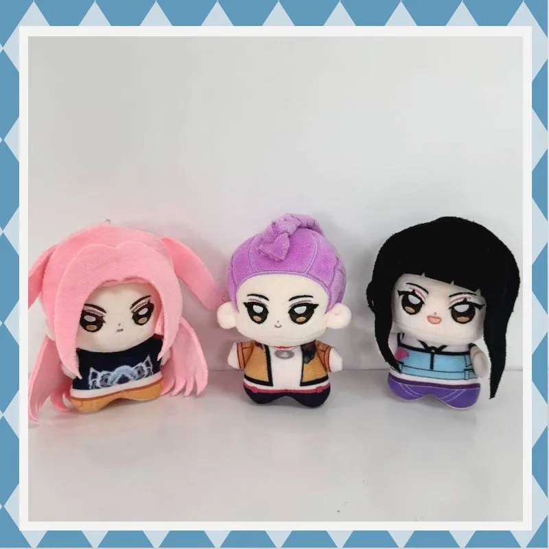 

10cm Kpop Demon Hunters Plush Toy Pendant Anime Smta Boys Plushie Doll Figure Rumi Keychain Dolls Zoey Pendant Birthday Gift