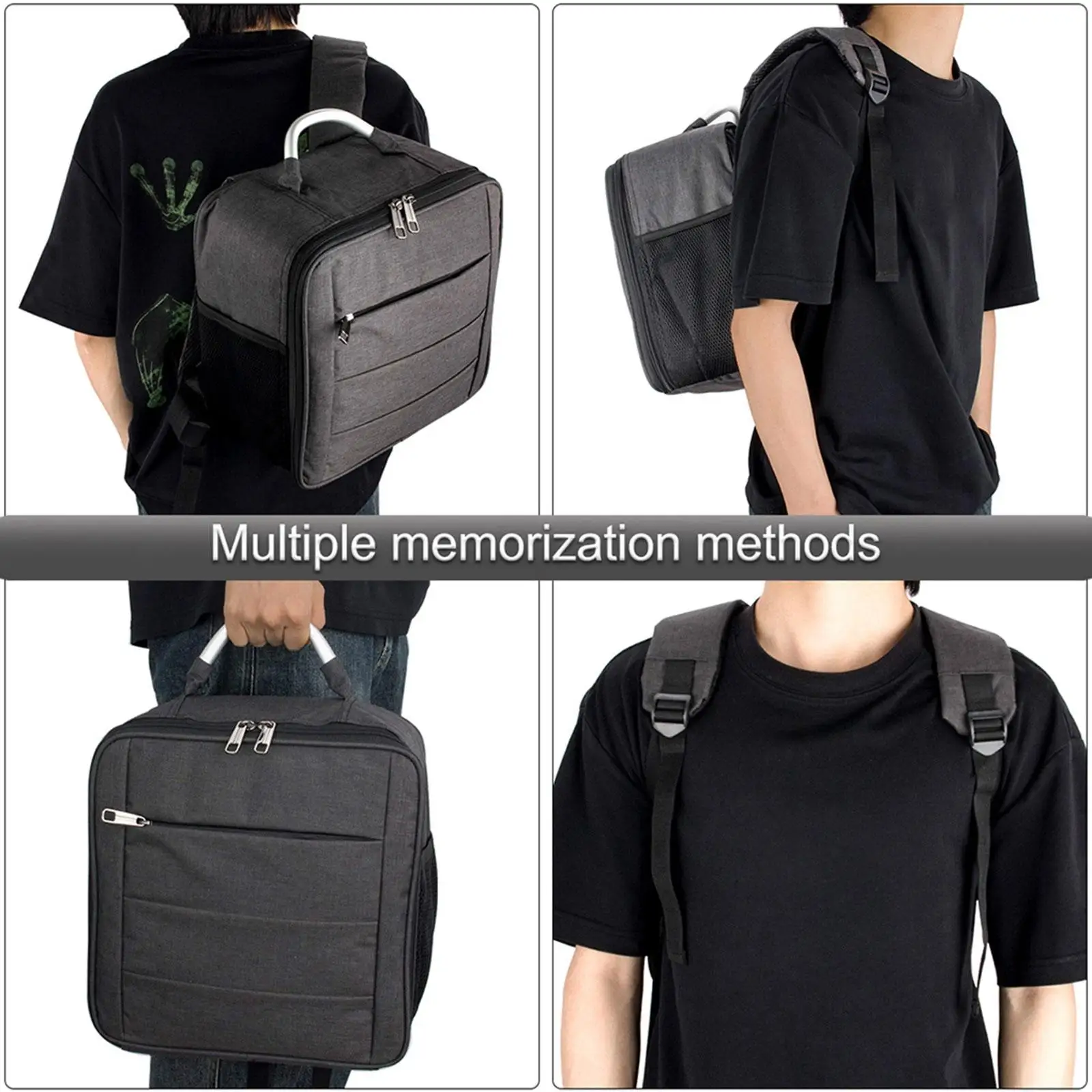 1 18 RC Model Car Backpack Adjustable Shoulder Strap Waterproof Carrying Bag for TRX4M Defender Bronco
