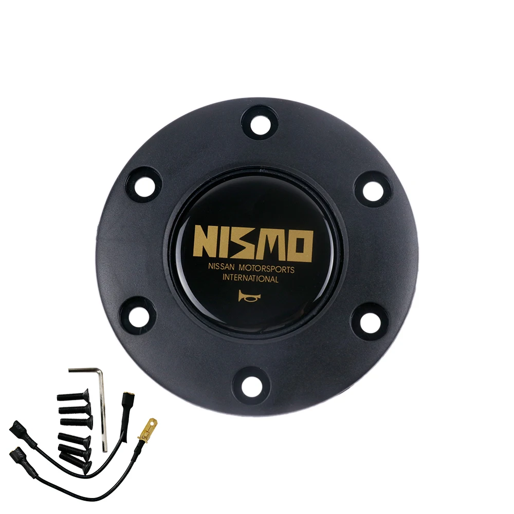 nismo JDM High Performance Sport Steering Wheel Horn Button Racing Car Horn Switch Push Cover