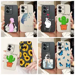 For Oppo A40 Case CPH2669 Pretty Girls Sunflower Painted Cover Soft Silicone Phone Case For Oppo A40M A 40 OppoA40 Fundas Bumper