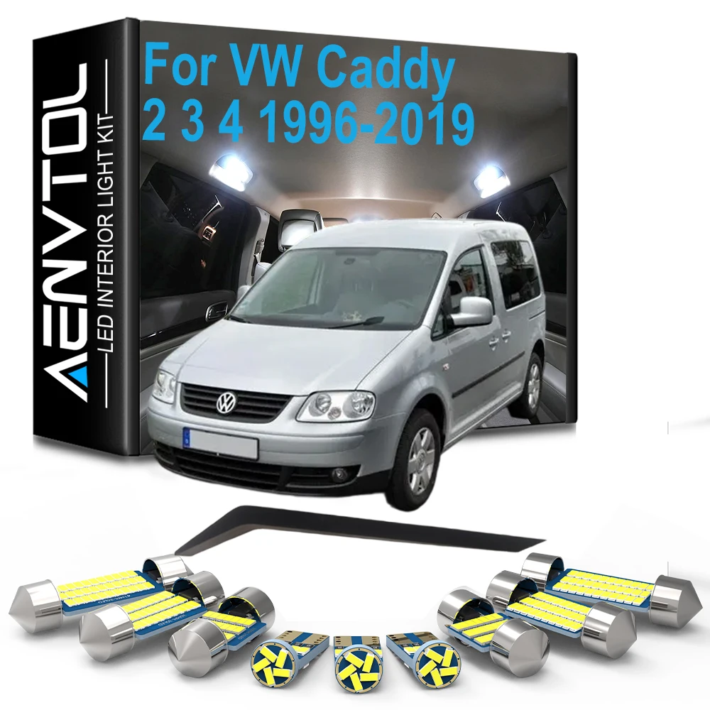 LED Interior Dome Light Bulb Kit For VW Volkswagen Caddy II III IV 2 3 4 MK2 MK3 MK4 1996- 2014 2015 2016 2017 2018 2019
