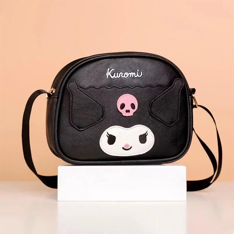 

Sanrio Hellokitty Mymelody Kuromi Cinnamoroll Аниме Сумка через плечо Kawaii косметичка модная Универсальная Женская Повседневная сумка-мессенджер