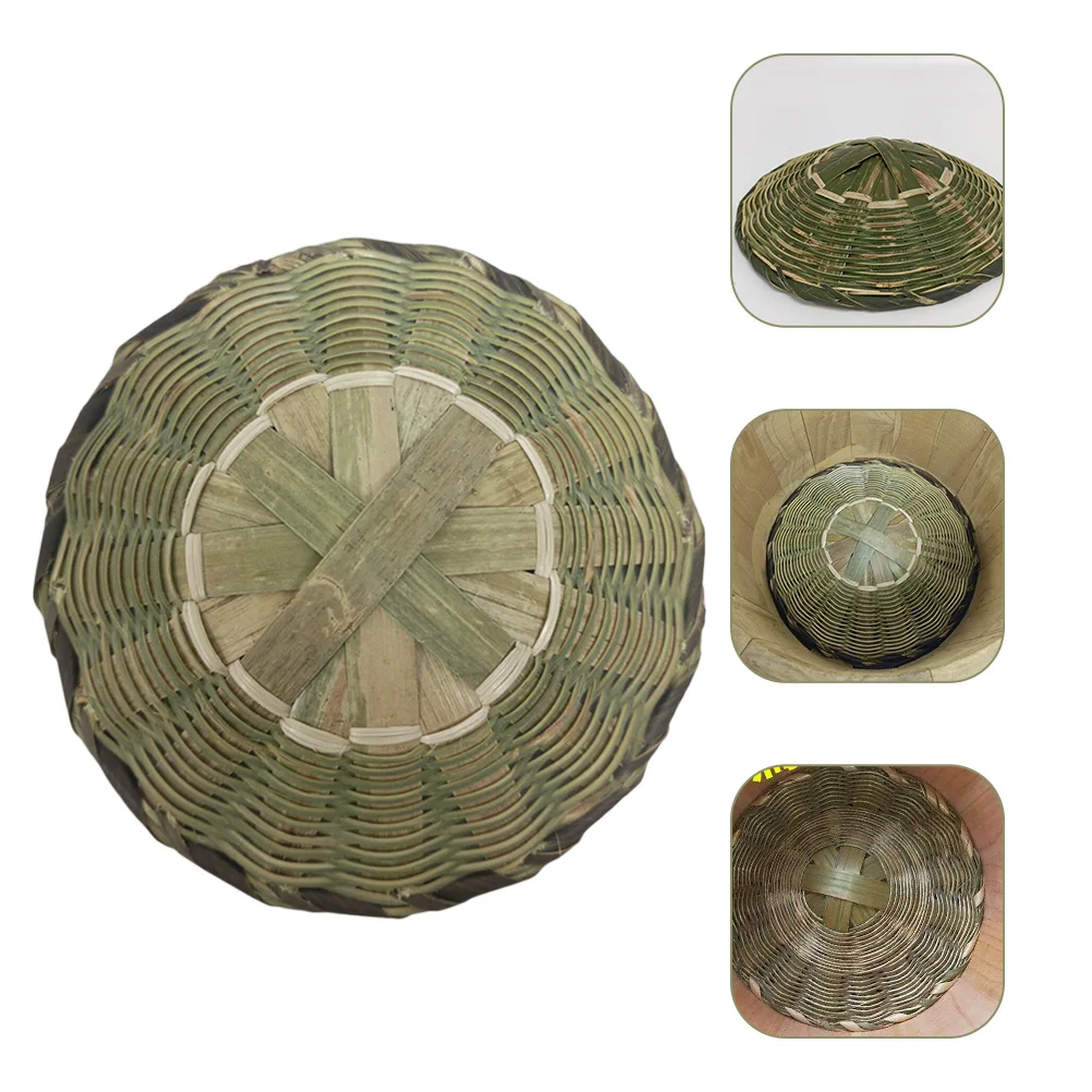 

Bamboo Rice Bucket Bottom Fine Manual Polishing Smooth No Burr Soak Before Use Steamed Rice Container Base Kitchen Cooking