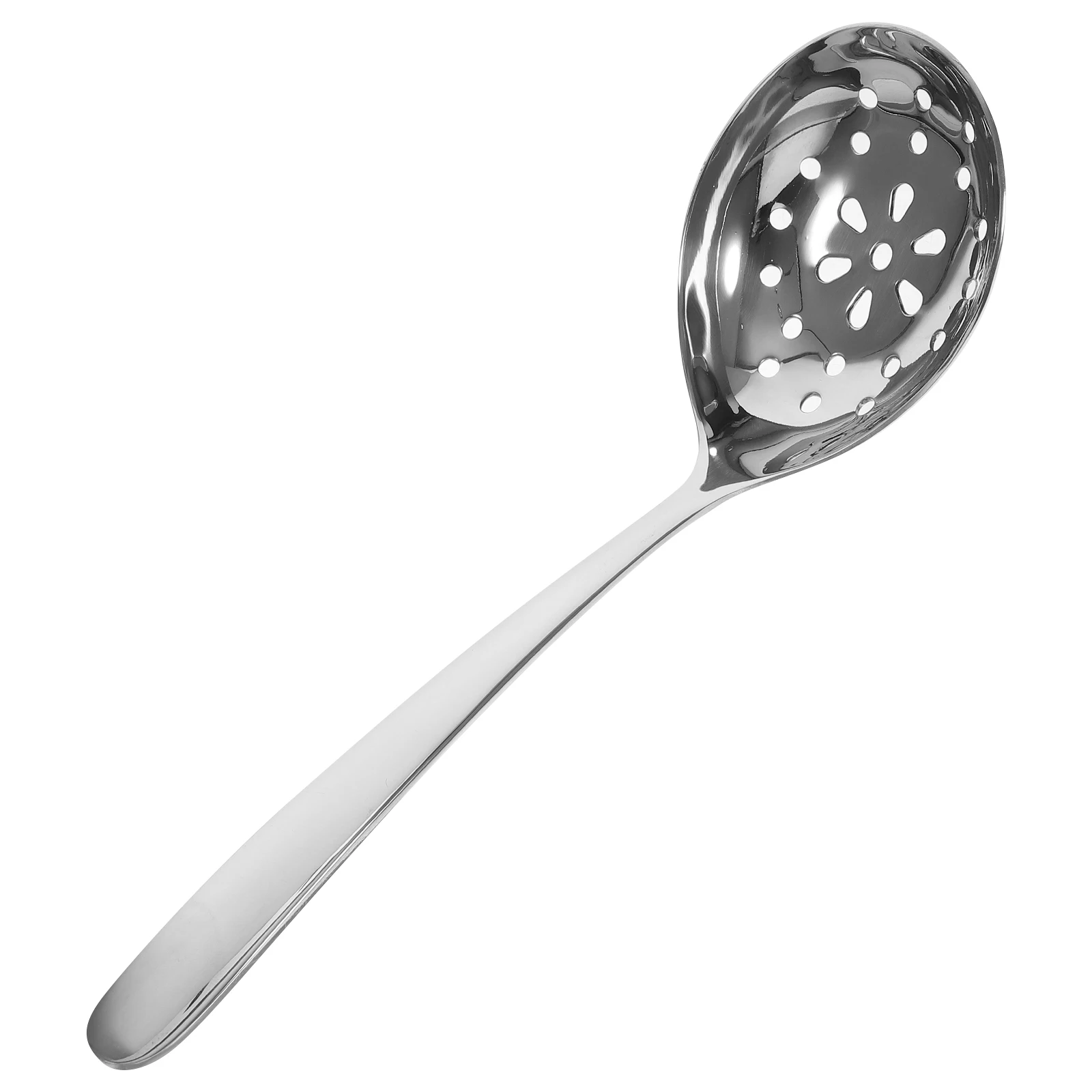 

Stainless Steel Soup Ladle Large Cooking Rice Paddle Spoon Metal Serving Kitchen Utensils Strainer Practical Home Buffet