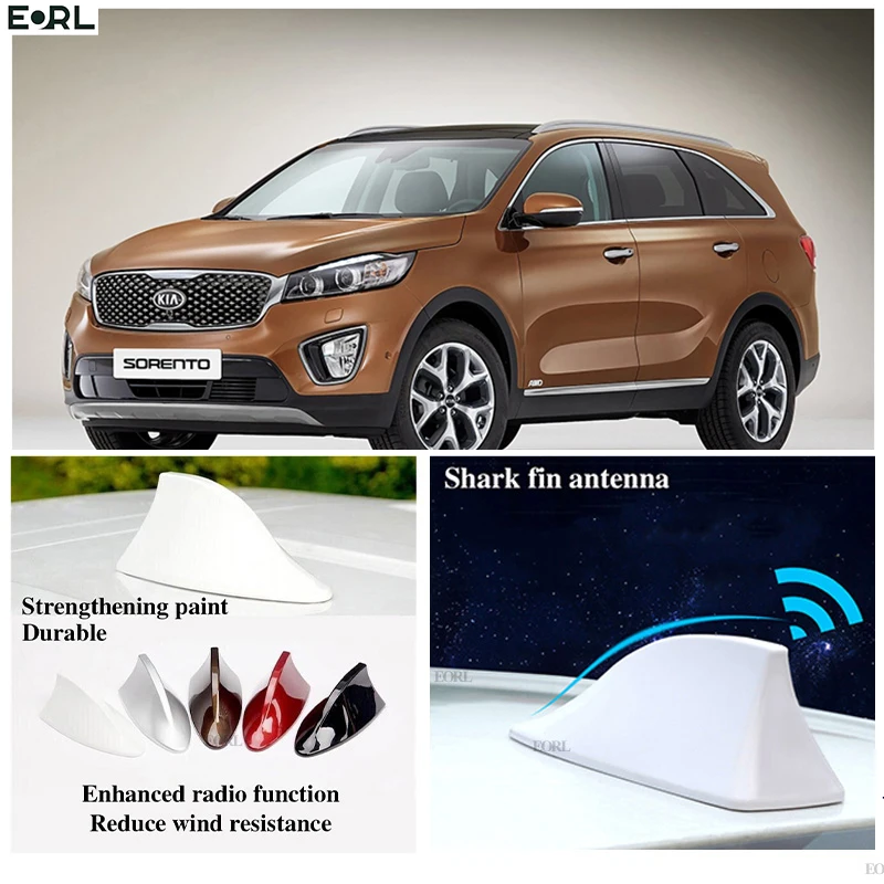 

For Kia Sorento Shark Fin Antenna FM Signal Super Aerials Amplifier Waterproof Signal Amplifier FM/AM Radio Aerials