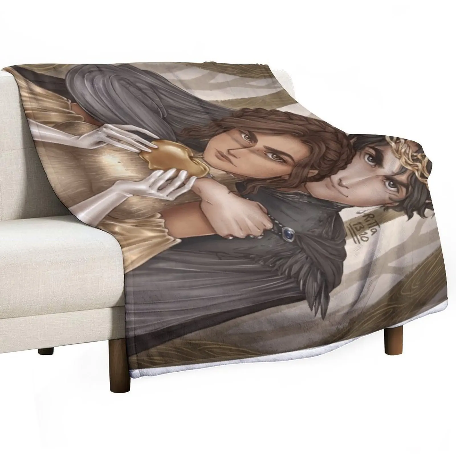 

Jude and Cardan Throw Blanket Hair For Sofa Thin warm winter Blankets