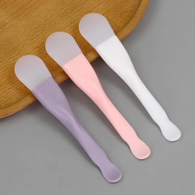 Dual Ended Silicone Mask Brush Spatula Face Cleaning Scraper Reusable Face Mud Applicator Beauty Tools For Women Daily Use