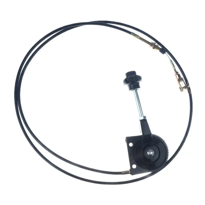 

OEM Heavy-Duty Hand Throttle Control, Self-Locking Cable Assembly for CAT, Kubota Tractors & Excavators