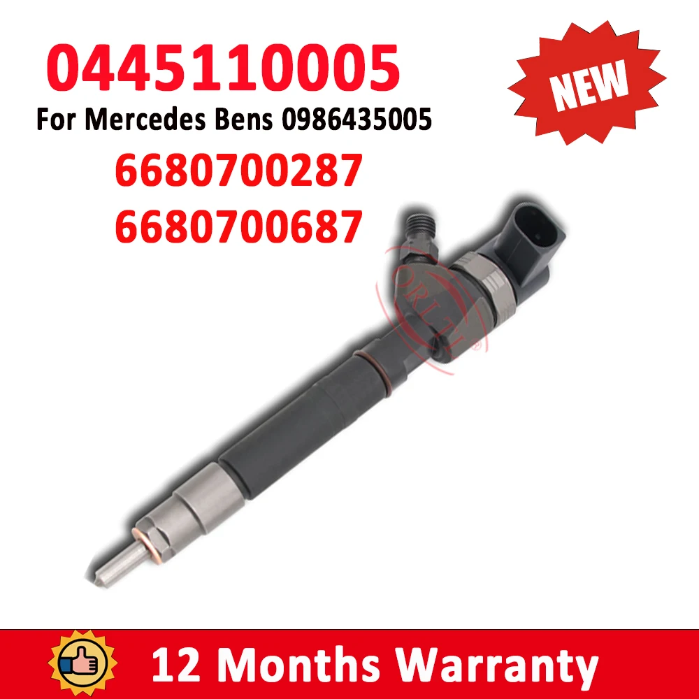 0 445 110 005 NEW Diesel Injector 0445110005 0986435005 Fuel Nozzle 6680700287 6680700687 For Mercedes Benz 0445 110 005 ORLTL