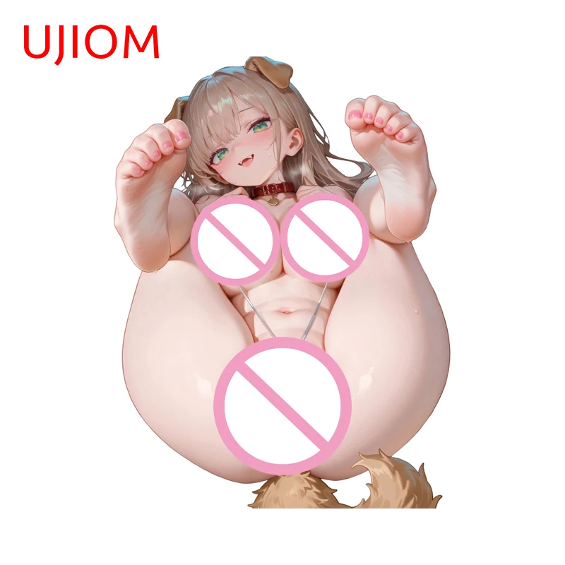 UJIOM Alya مغر انتشار الفخذين ملصقات جدار جذابة هنتاي أنيمي الكتابة على الجدران الباب ملصق أنيق جدار زينة غرفة المعيشة #6