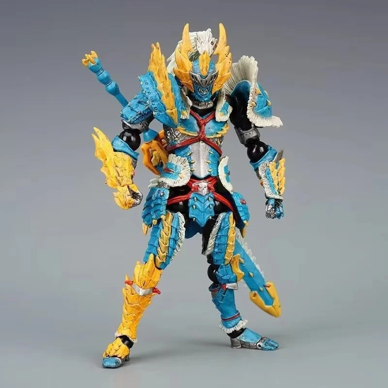 Anime Monsterhunter Lioleus Zinogre Gelede Actiefiguren Mecha Model Kit Desktop Ornament Pop Jongen Speelgoed Gift Collectible