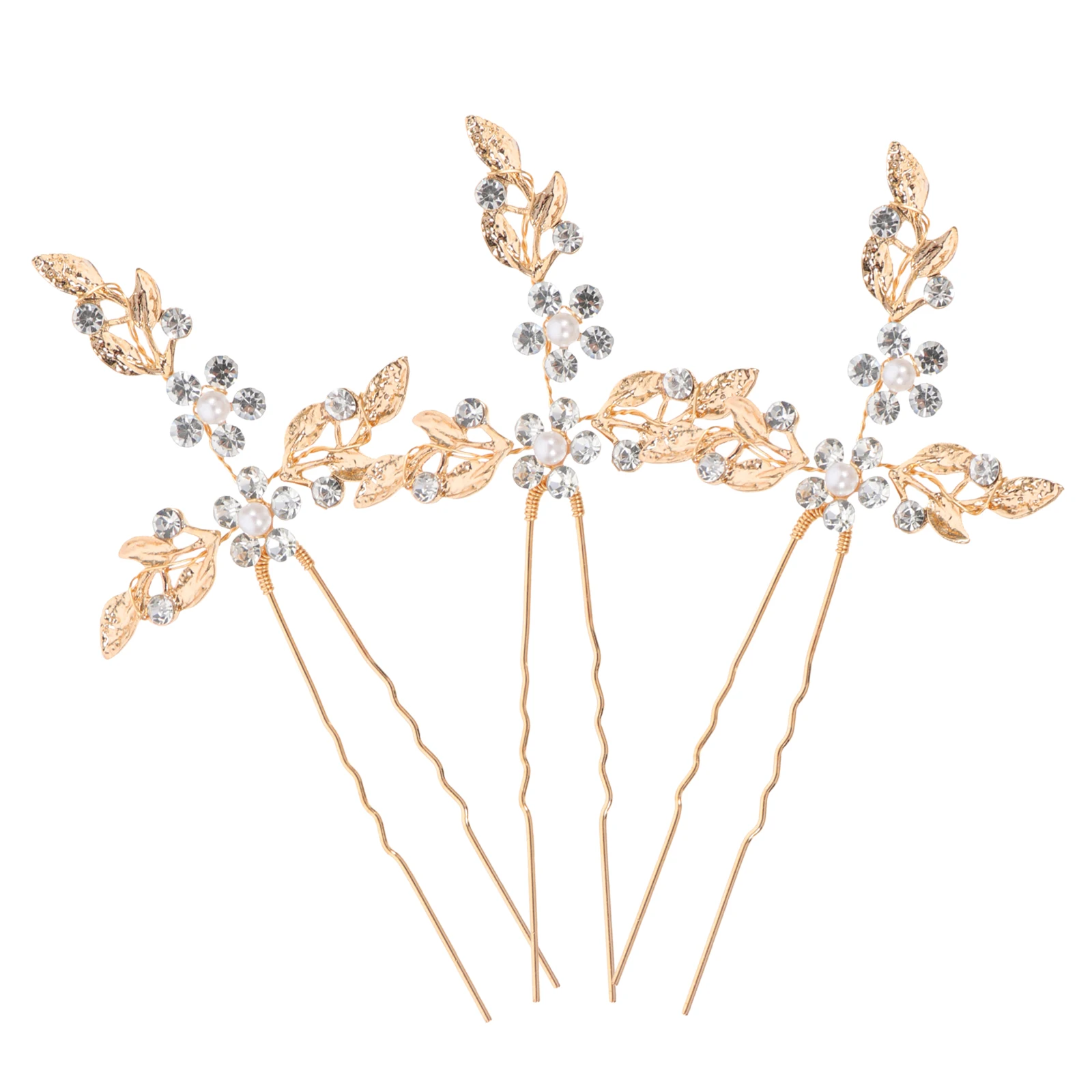 

3pcs Diamond Hairpin For Women Bun Fork Stick Crystal Decorative Accessories Bun Fork Sticks For Buns Hair Chopsticks Women