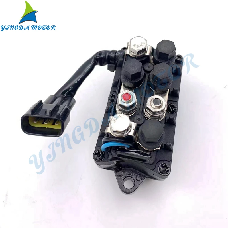 6AW-81950 Trim Relay For Yamaha Outboard Motor 4T 200HP F225 F250 F300 F350 ;6AW-81950-00 With Socket