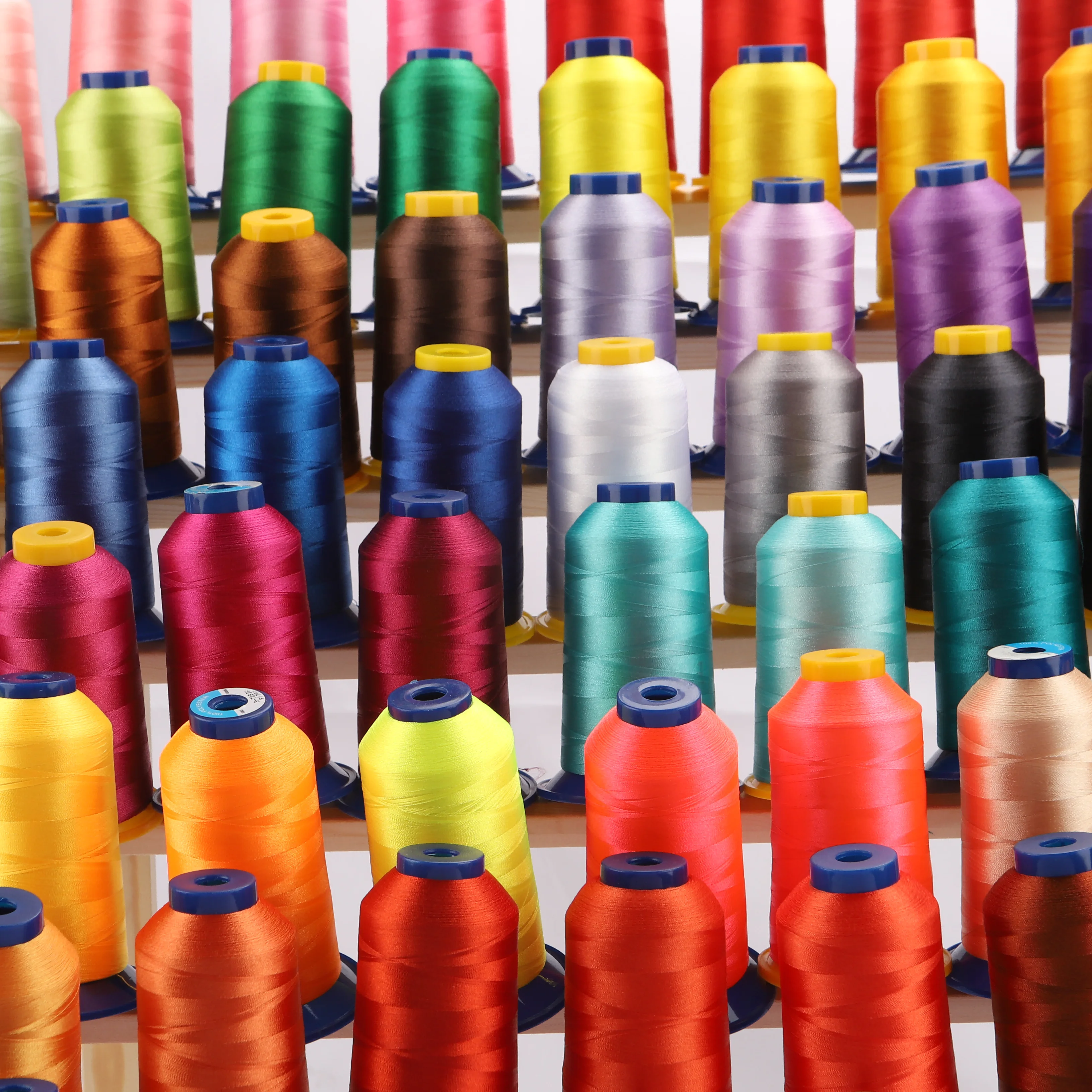 120D/2 Polyester Embroidery Thread 40WT 4000 Meters For Brother Singer Household Industrial Machine Sewing 70 Colors Available C