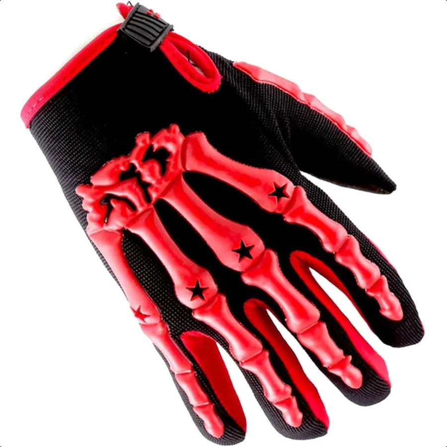 

Молодежные перчатки для мотокросса, мотоциклетные BMX MX ATV, велосипедные перчатки со скелетом, велосипедные перчатки