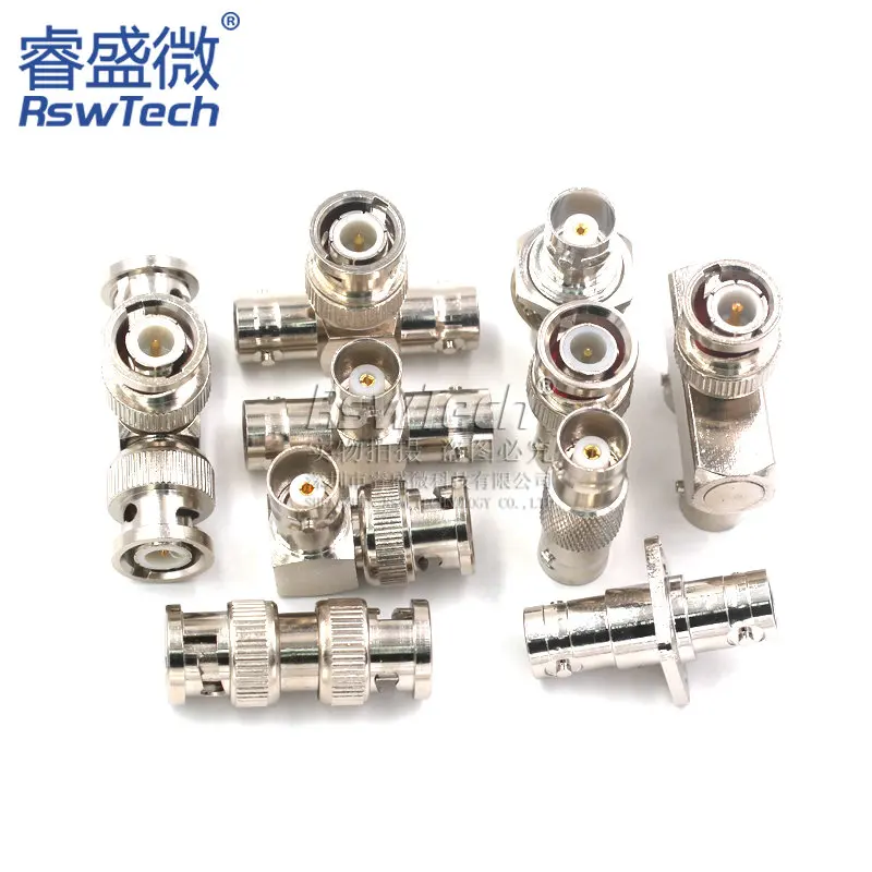 1PCS BNC Type Adapter Double Way/Three Way KKF-KKY-KK-KKK-JJJ-KJK-KKJ-JKW-JJ-JK Q9 RF Connector Male/Female Header Flange