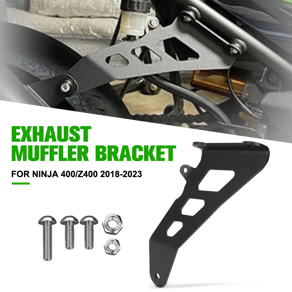 

Motorcycle Accessories Stainless Steel Exhaust Hanger Bracket FOR KAWASAKI Ninja 400/Z400 2018-2019-2020-2021-2022-2023 Ninja400