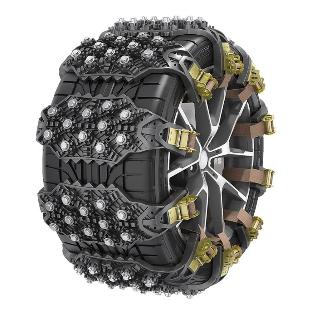 

Rubber Car Snow Chains Anti-Skid Emergency Accessories Auto Tire Wheels Chains Winter Outdoor Adjustable Anti-skid Tire Chains
