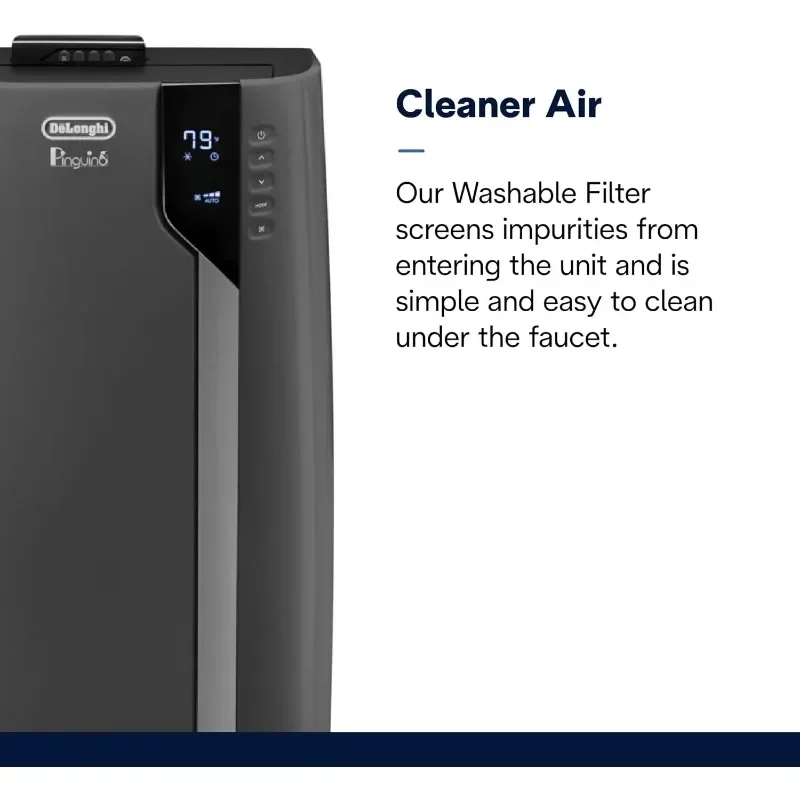 Portable Air Conditioner, -Cooling, Dehumidifying & Fan Modes - Easy To Use - Washable Filter Included Household Appliances