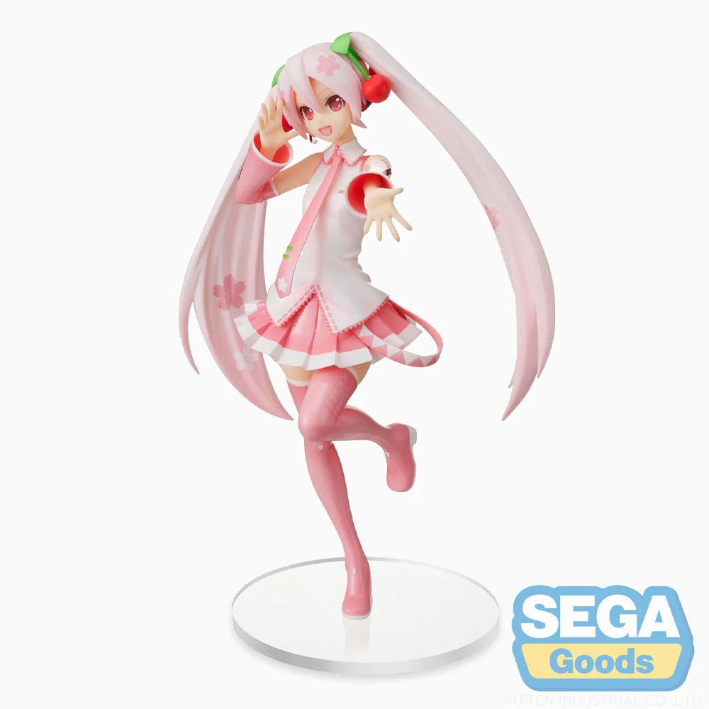 Original Sega Hatsune Miku Series Sakura Miku (Ver. 3) Spm Figure 22Cm Collectible Model Toy Genuine In Stock Holiday Gift
