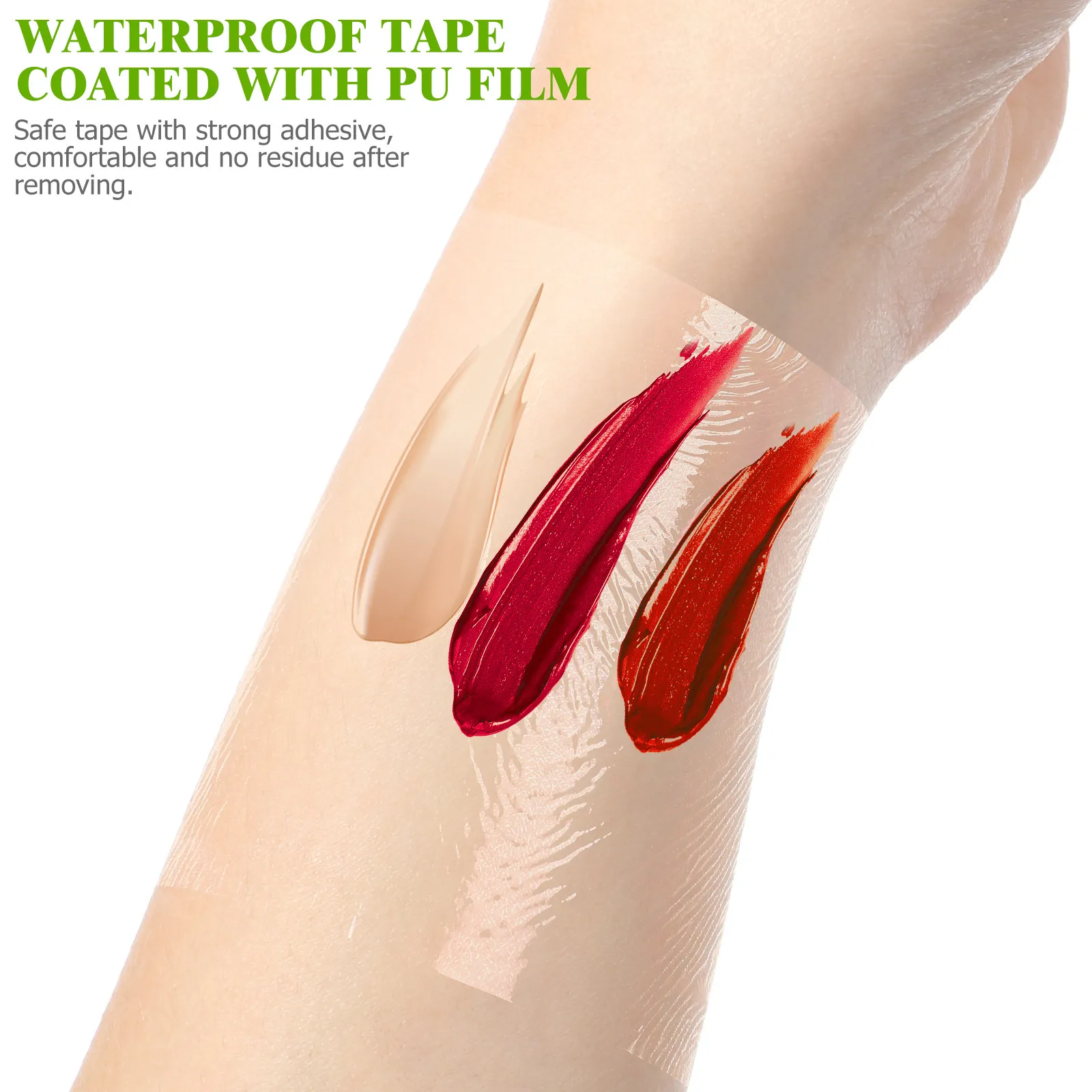 

200 шт. пустых самоклеящихся палеток-стикеров для макияжа, одноразовые палетки для смешивания, портативные палетки-ленты, принадлежности для макияжа на каждый день